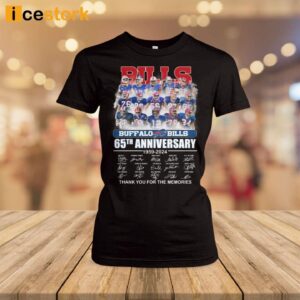 Bills 65th Anniversary Thank You For The Memories Shirt