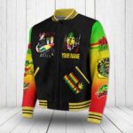 Bob Marley Love The Life You Live Live The Life You Love Custom Baseball Jacket