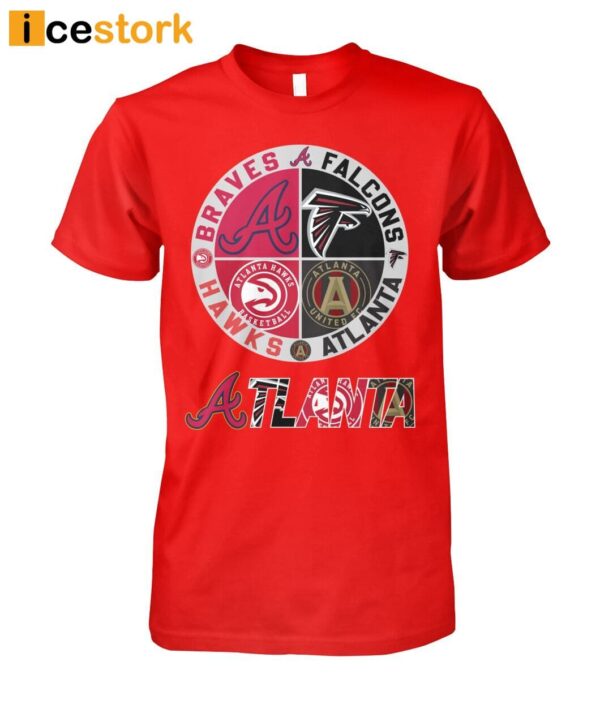 Braves Falcons Atlanta Hawks Shirt