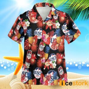 Busch Light Apple Beer Lovers Hawaiian Shirt