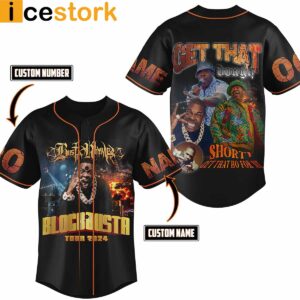 Busta Rhymes Blockbusta Tour 2024 Custom Baseball Jersey