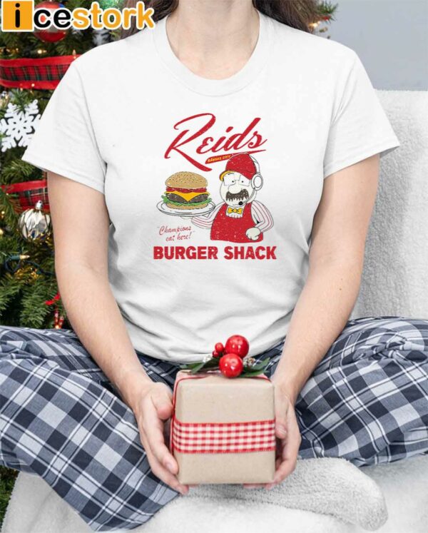 Champions Eat Here Keids Burger Shack Shirt