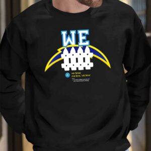 Chargers We Fense Definition Meaning Shirt