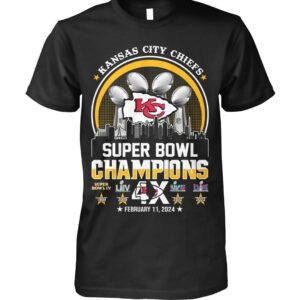 Chiefs 4X Super Bowl Champions Shirt