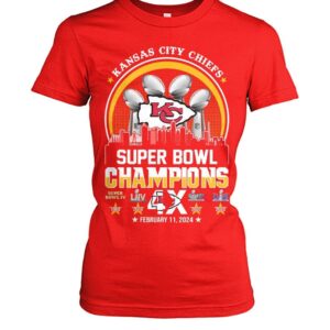 Chiefs 4X Super Bowl Champions Shirt