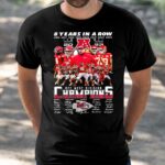 Chiefs 8 Years In A Row AFC West Division Champions Signature 2024 Shirt