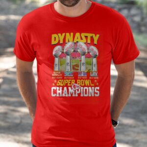 Chiefs Dynasty Super Bowl 4 Time Champions Shirt