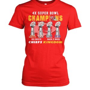 Chiefs Kingdom 4X Super Bowl Champions Shirt