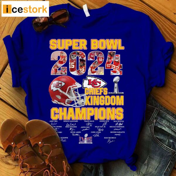 Chiefs Kingdom Super Bowl 2024 Champions Shirt