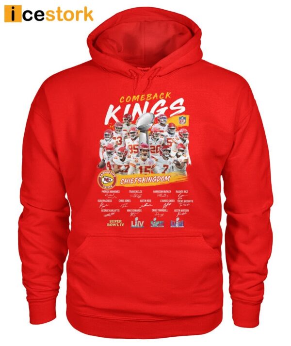 Chiefs Kingdom Super Bowl Lviii Comeback Kings Shirt