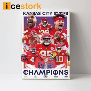 Chiefs Super Bowl Champions Canvas
