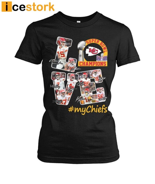 Chiefs Super Bowl Champions LOVE Shirt