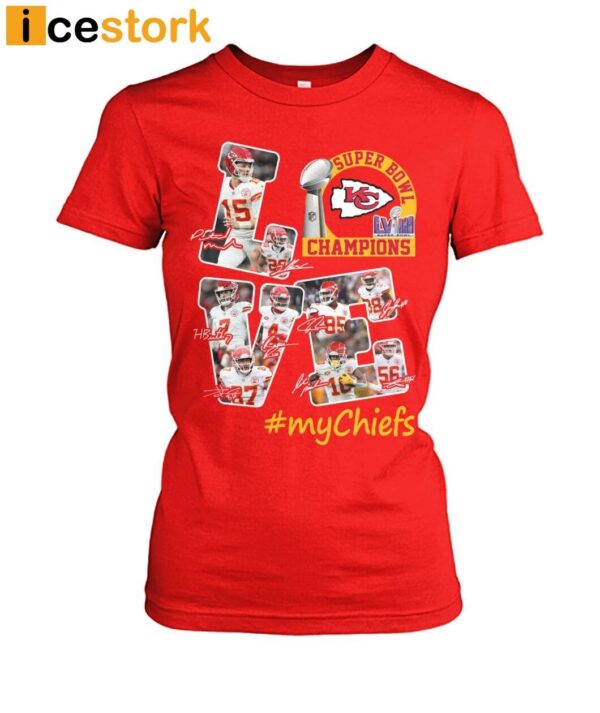 Chiefs Super Bowl Champions LOVE Shirt