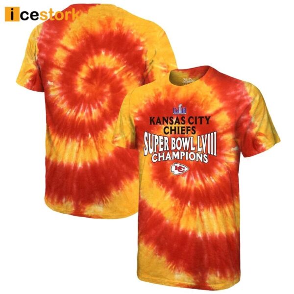 Chiefs Super Bowl Lviii Champions Tie Dye Shirt