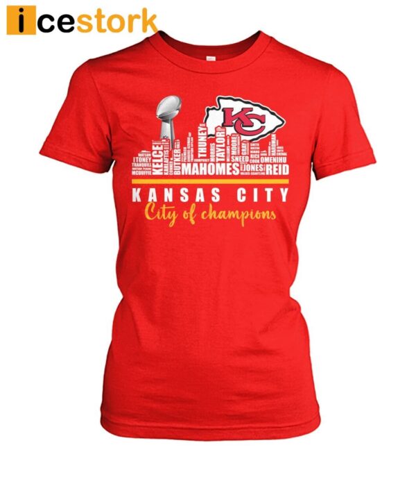 Chiefs Super Bowl Lviii City Of Champions Shirt