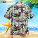 City of Burnet Fire Department Burnet Texas Hawaiian Shirt