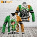 Dabbing Baby Leprechaun Saint Patrick Day Baseball Jacket