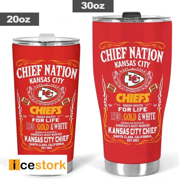 Damn Right I Am A Chiefs Fan Now And Forever Tumbler