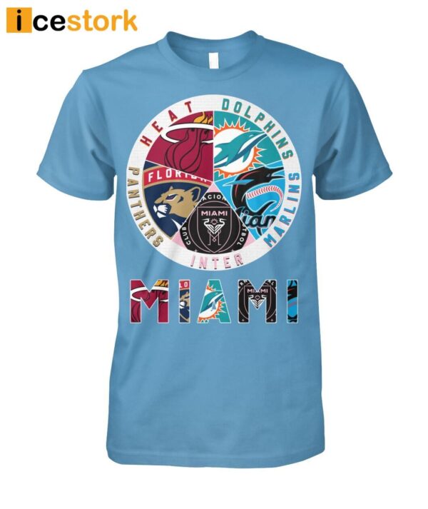 Dolphins Marlins Inter Panthers Heat Shirt