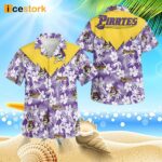 East Carolina Pirates 3D Button Hawaiian Shirt