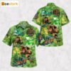 Fire Truck St Patrick’s Day Hawaiian Shirt