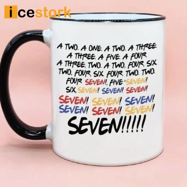 Friends TV Show Seven Accent Mug