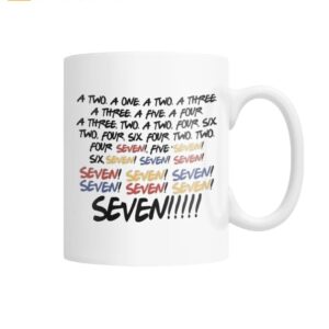 Friends TV Show Seven Accent Mug