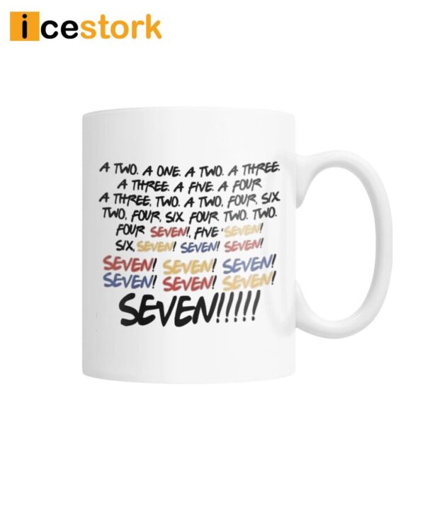 Friends TV Show Seven Accent Mug