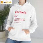 Go Chiefs Definition Kansas City Sweatshirt