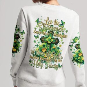 God's Perfect Presence Patrick's Day Women's All Over Print Shirt