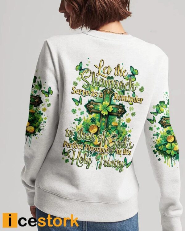 God’s Perfect Presence Patrick’s Day Women’s All Over Print Shirt