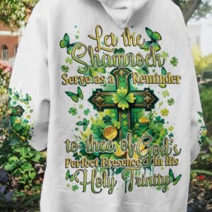 God's Perfect Presence Patrick's Day Women's All Over Print Shirt