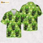 Hockey Ball Shamrock St Patricks Day Hawaiian Shirt