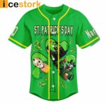 Horror Movies St Patrick Days Pinch Me I Dare You Custom Baseball Jersey