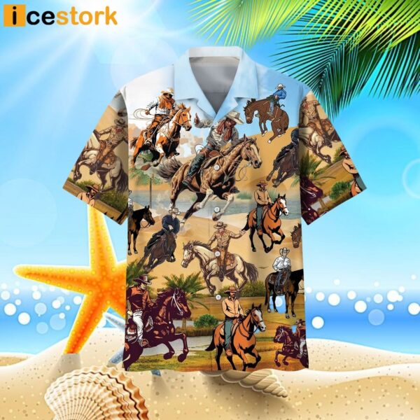 Horse Cowboy Hawaiian Shirt