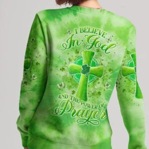 I Believe In God St Patrick's Day Women's All Over Print Shirt