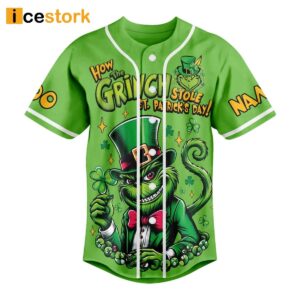 I Pinch Back St Patrick's Day Baseball Jersey