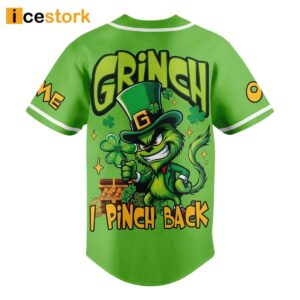 I Pinch Back St Patrick's Day Baseball Jersey