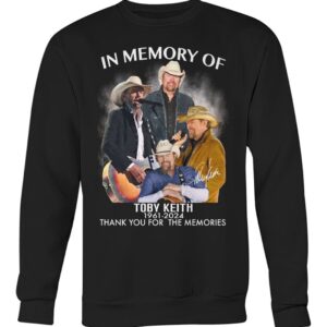 In Memory Of Toby Keith Thank You For The Memories Shirt