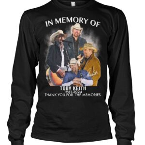 In Memory Of Toby Keith Thank You For The Memories Shirt