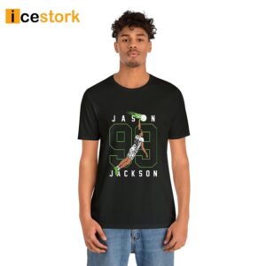 Jason Jackson Black Individual Caricature T Shirt