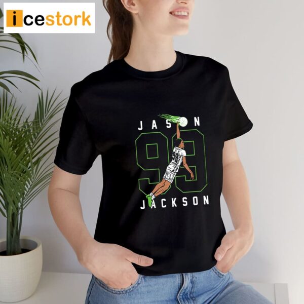 Jason Jackson Black Individual Caricature T-Shirt
