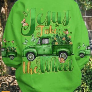 Jesus Take The Wheel Patrick's Day Shirt