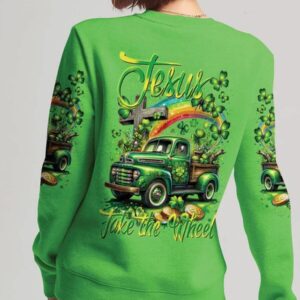 Jesus Take The Wheel Patrick's Day Women's All Over Print Shirt