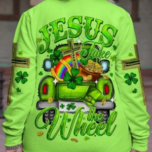 Jesus Take The Wheel Patrick's Day Women's Shirt