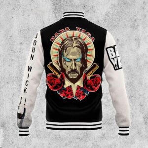 John Wick Baba Yaga Custom Name Baseball Jacket