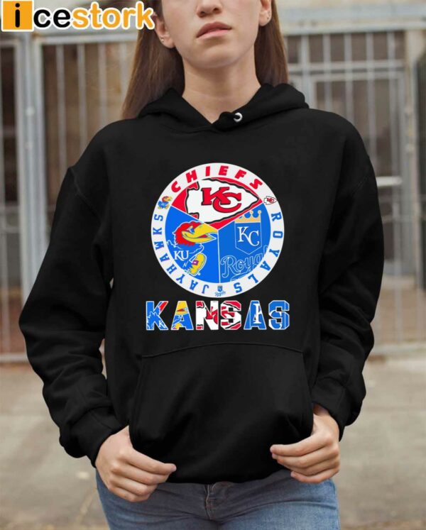 Kansas Sports Teams Chiefs Royals Jayhawks Shirt