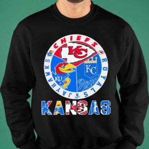 Kansas Sports Teams Chiefs Royals Jayhawks Shirt