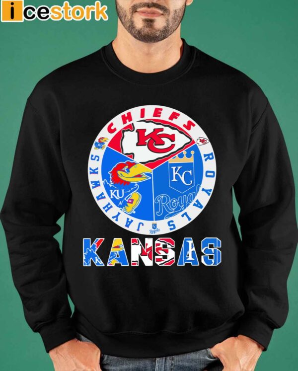 Kansas Sports Teams Chiefs Royals Jayhawks Shirt