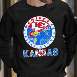 Kansas Sports Teams Chiefs Royals Jayhawks Shirt